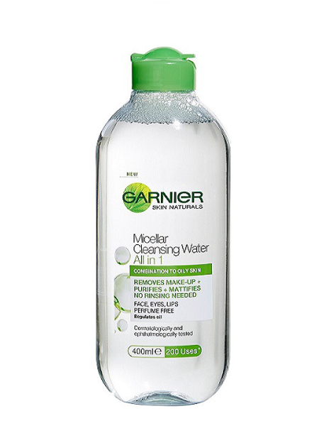 Garnier Cleansing Water </br>(پاکەرەوەی مکیاژ بۆ پێستی چەورو حەساس)